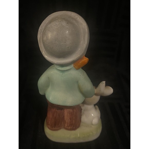 Vintage Norleans Japan Boy with Bunny rabbit Figurine Easter home decor - Picture 3 of 6